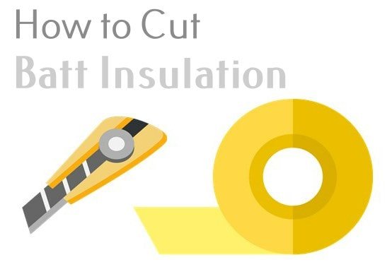 how to cut batt insulation