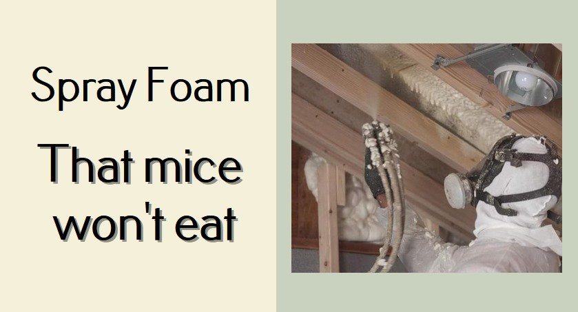spray foam that mice wont eat