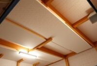 insulate garage ceiling with foam board