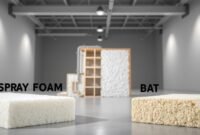 spray foam vs batt insulation