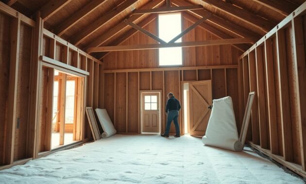 DIY Pole Barn Insulation Installation DIY Pole Barn Insulation Installation