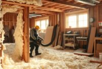 how to blow insulation in walls