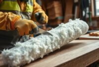 how to cut batt insulation