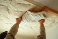 how to put insulation in ceiling